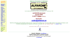 Desktop Screenshot of alfakom.se